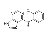 N-(2-methoxyphenyl)-7H-purin-6-amine结构式