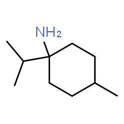 Cyclohexanamine, 4-methyl-1-(1-methylethyl)- (9CI) structure