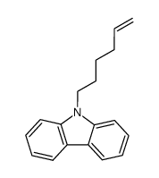 9-(5-hexenyl)carbazole结构式