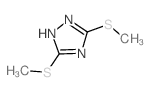 3,5-bis(methylsulfanyl)-1H-1,2,4-triazole结构式