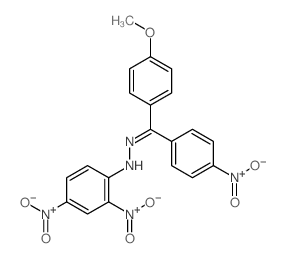 Methanone,(4-methoxyphenyl)(4-nitrophenyl)-, (2,4-dinitrophenyl)hydrazone (9CI)结构式