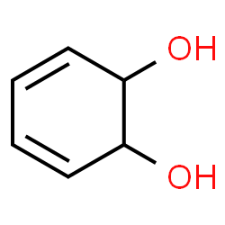 5,6-dihydroxycyclohexa-1,3-diene结构式