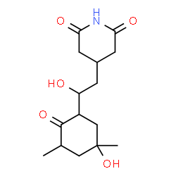 2,6-Piperidinedione, 4-(2-hydroxy-2-(5-hydroxy-3,5-dimethyl-2-oxocyclo hexyl)ethyl)- (9CI)结构式