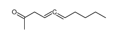 deca-4,5-dien-2-one Structure