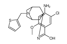 exo-4-Amino-5-chloro-2-methoxy-N-(8-(2-thenyl)-8-azabicyclo(3.2.1)oct- 3-yl)benzamide结构式