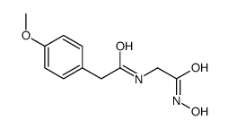 N-[2-(hydroxyamino)-2-oxoethyl]-2-(4-methoxyphenyl)acetamide Structure