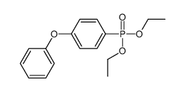 1-diethoxyphosphoryl-4-phenoxybenzene Structure