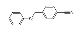 4-((phenylselanyl)methyl)benzonitrile Structure