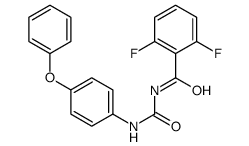 2,6-difluoro-N-[(4-phenoxyphenyl)carbamoyl]benzamide结构式