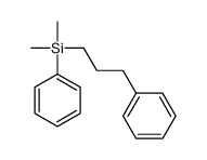 dimethyl-phenyl-(3-phenylpropyl)silane Structure