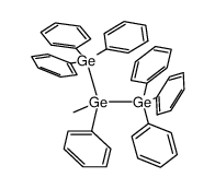 2-methyl-1,1,1,2,3,3,3-heptaphenyltrigermane结构式