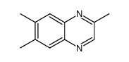 Quinoxaline,2,6,7-trimethyl- Structure