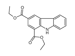 diethyl 9H-carbazole-1,3-dicarboxylate结构式