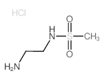 N-(2-氨基乙基)甲磺酰胺结构式