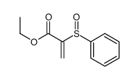 ethyl 2-(benzenesulfinyl)prop-2-enoate Structure