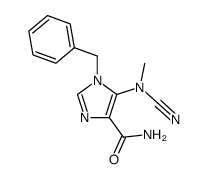 1-benzyl-5-(N-methylcyanamido)-1H-imidazole-4-carboxamide Structure