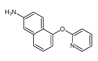 5-(2-吡啶氧基)-2-萘胺结构式