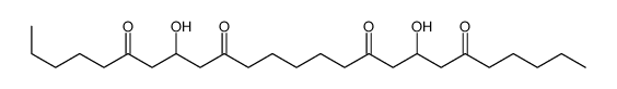 8,18-dihydroxypentacosane-6,10,16,20-tetrone结构式