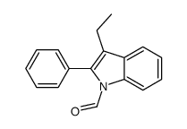 3-ethyl-2-phenylindole-1-carbaldehyde Structure
