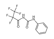 N-pentafluoropropionyl-N'-phenyl-urea结构式