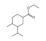 ethyl 7-isopropyl-5-methylbicyclo[2.2.2]octane-2-carboxylate结构式