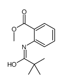 methyl 2-[(2,2-dimethyl-1-oxopropyl)amino]benzoate Structure