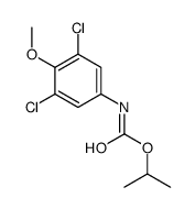 propan-2-yl N-(3,5-dichloro-4-methoxyphenyl)carbamate结构式