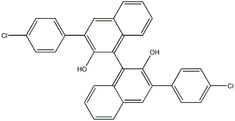(R)-3,3'-Bis(4-chlorophenyl)-[1,1'-binaphthalene]-2,2'-diol structure