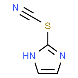 Thiocyanic acid,2-imidazolyl ester (5CI) structure