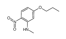 N-methyl-2-nitro-5-propoxyaniline structure