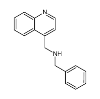 N-(quinolin-4-ylmethyl)-N-benzylamine Structure