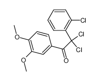 α,α,2'-trichloro-3,4-dimethoxy-deoxybenzoin结构式