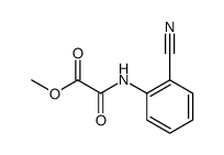 (2-cyano-phenyl)-oxalamic acid methyl ester Structure