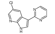 5-Chloro-3-(2-pyrimidinyl)-1H-pyrrolo[2,3-b]pyridine Structure