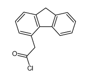 4-fluoreneacetyl chloride Structure