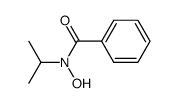 N-benzoyl-N-isopropylhydroxylamine结构式