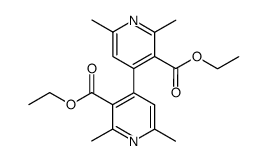 diethyl 2,2',6,6'-tetramethyl-[4,4'-bipyridine]-3,3'-dicarboxylate Structure
