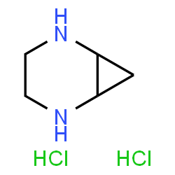 2,5-Diazabicyclo[4.1.0]heptane dihydrochloride Structure