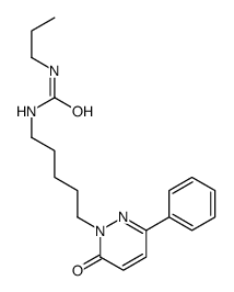1-[5-(6-oxo-3-phenylpyridazin-1-yl)pentyl]-3-propylurea结构式