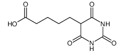 5-Pyrimidinepentanoic acid, hexahydro-2,4,6-trioxo Structure