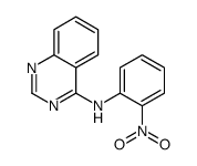 N-(2-nitrophenyl)quinazolin-4-amine结构式