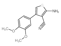 2-Amino-4-(3,4-dimethoxyphenyl)thiophene-3-carbonitrile picture