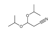 3,3-di(propan-2-yloxy)propanenitrile结构式