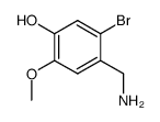 4-(Aminomethyl)-5-bromo-2-methoxyphenol Structure