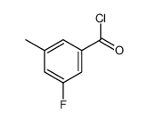 3-fluoro-5-methylbenzoyl chloride Structure