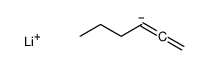 lithium,hexa-1,2-diene Structure
