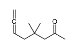 4,4-dimethylocta-6,7-dien-2-one结构式