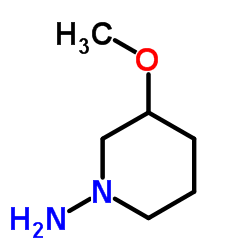 3-Methoxy-1-piperidinamine Structure