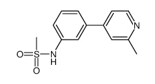 N-[3-(2-methylpyridin-4-yl)phenyl]methanesulfonamide Structure