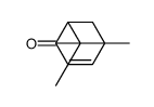 5,6,6-trimethylbicyclo[3.1.1]hept-3-en-2-one Structure
